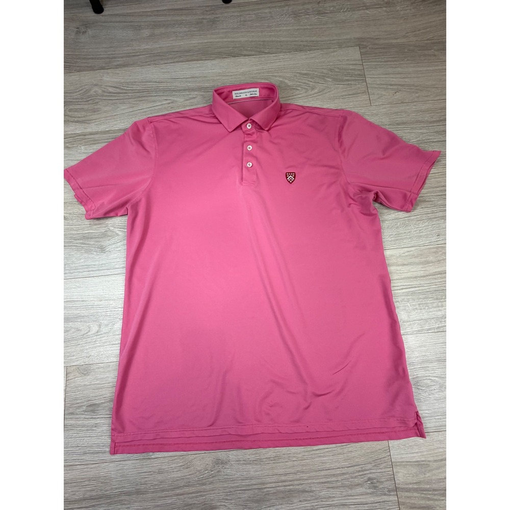 Holderness & Bourne Pink MacDonald Regent Golf Polo Shirt Mens XL Tailored Fit